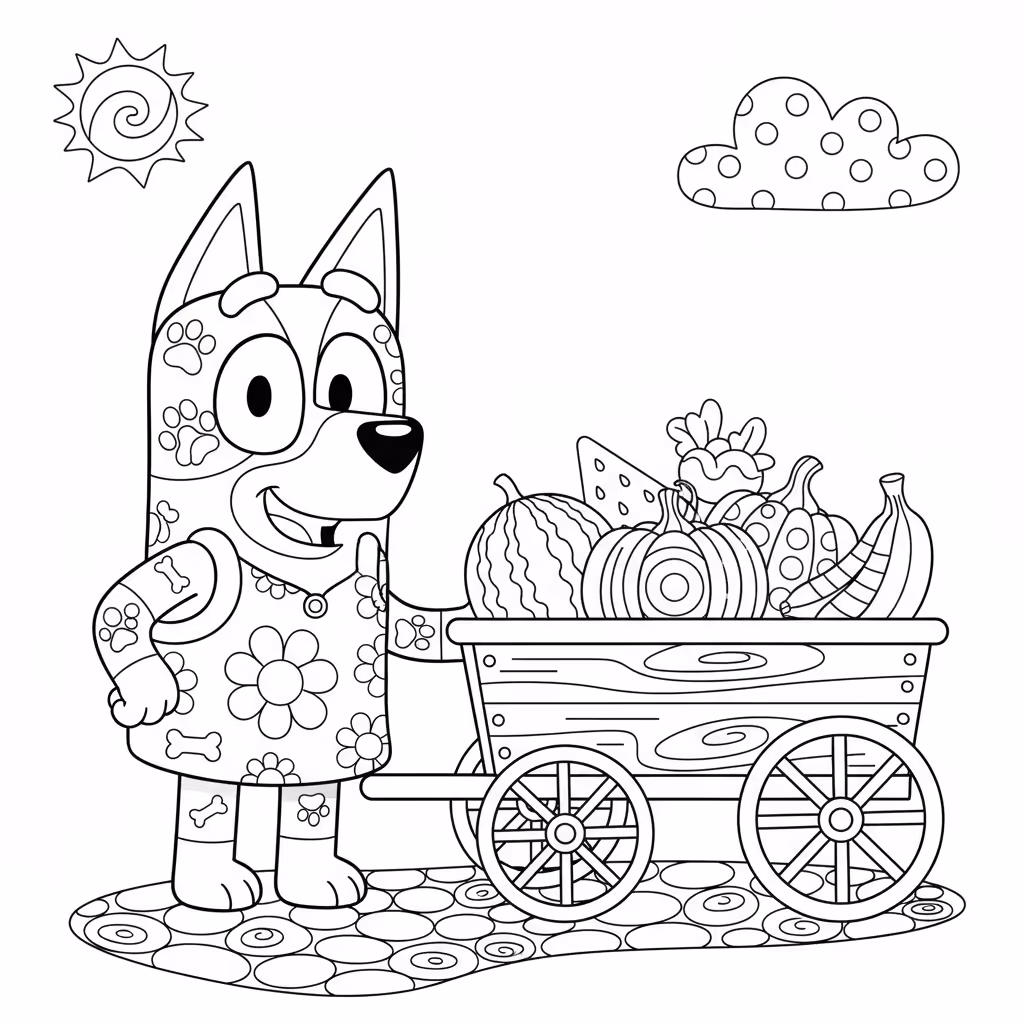 coloriage pour enfant à télécharger, niveau intermédiaire.