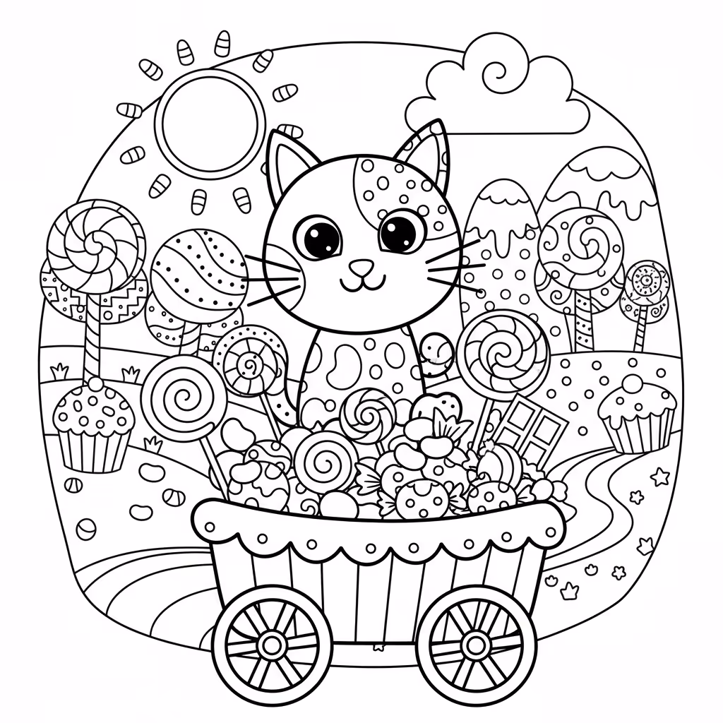 coloriage pour enfant à télécharger, niveau intermédiaire.