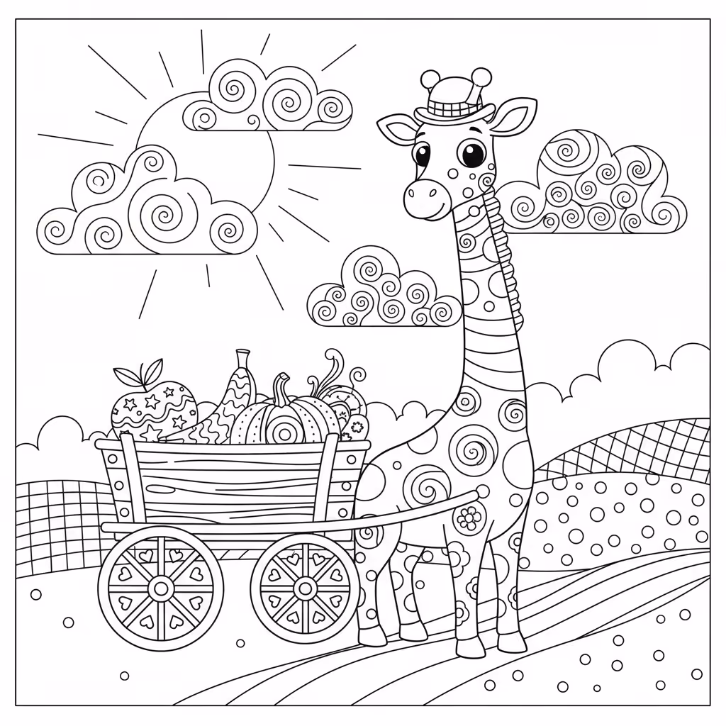 coloriage pour enfant à télécharger, niveau intermédiaire.