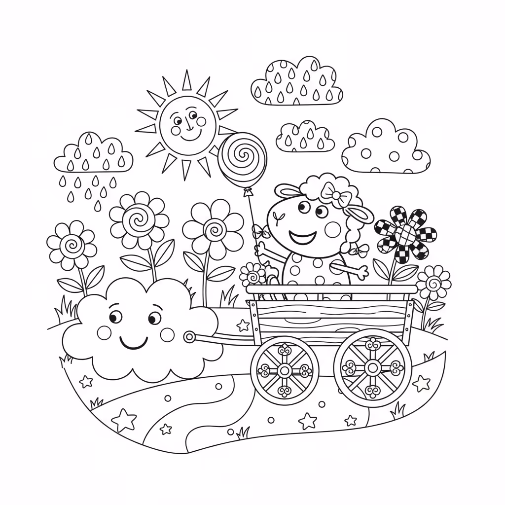 coloriage pour enfant à télécharger, niveau intermédiaire.