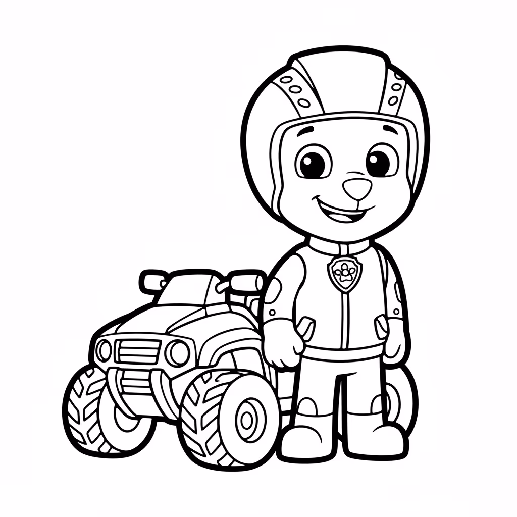 Picture of a printable coloring page showing Gardening, level easy
