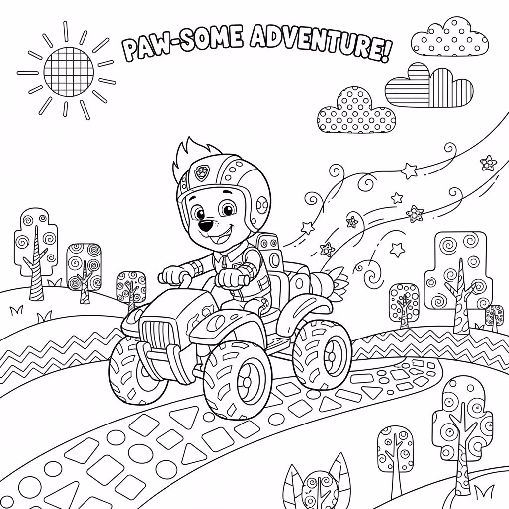coloriage pour enfant à télécharger, niveau intermédiaire.