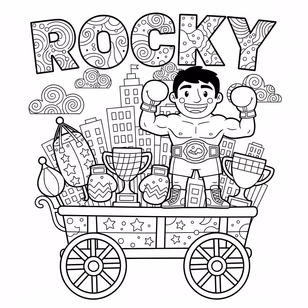 coloriage pour enfant à télécharger, niveau intermédiaire.