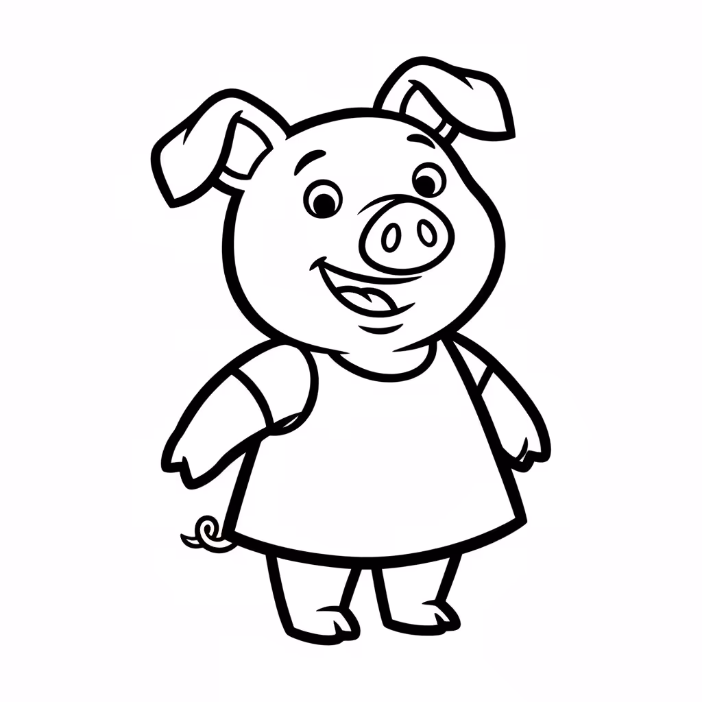 Picture of a printable coloring page showing Gardening, level easy