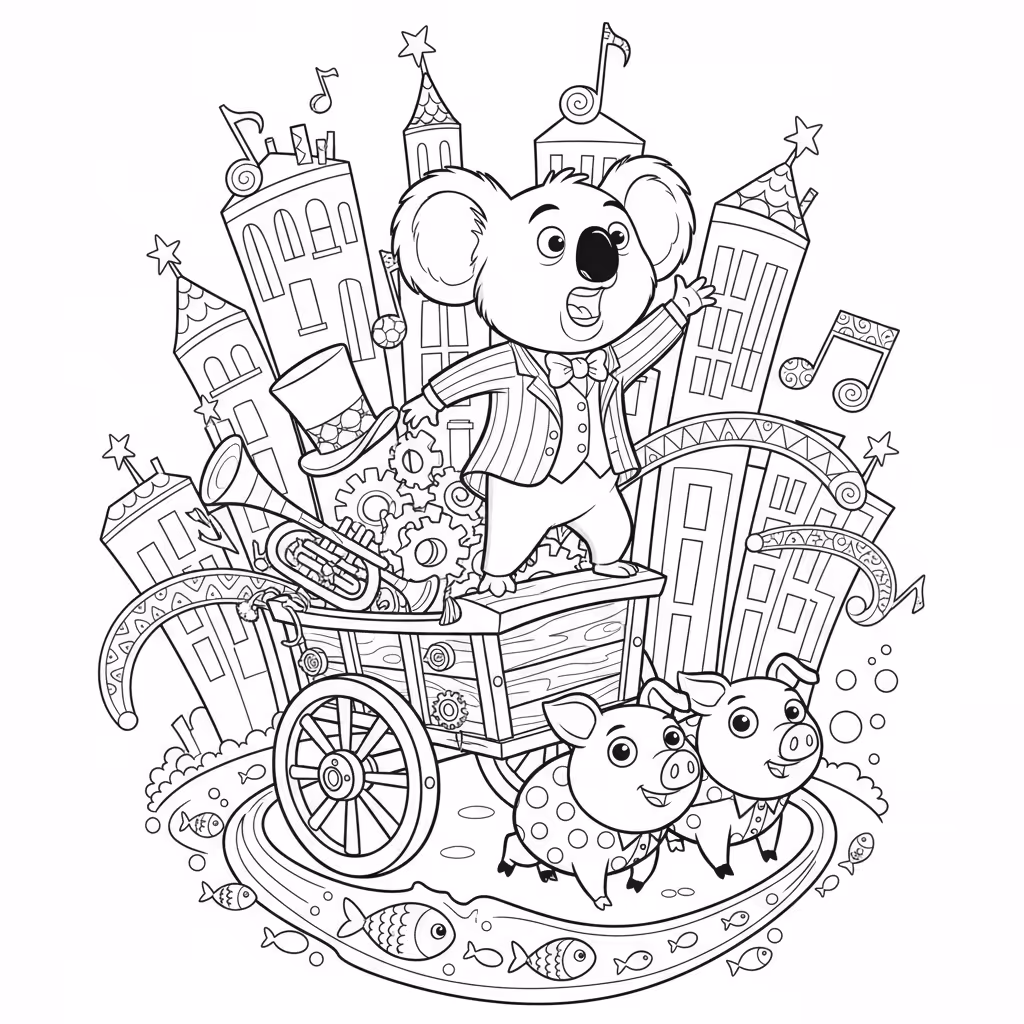coloriage pour enfant à télécharger, niveau intermédiaire.