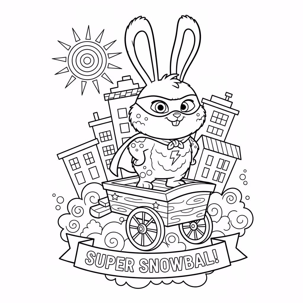 coloriage pour enfant à télécharger, niveau intermédiaire.