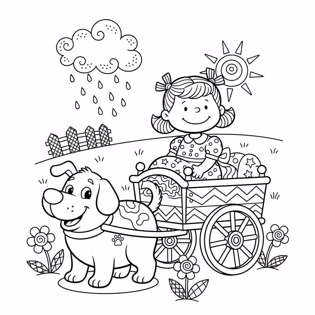 coloriage pour enfant à télécharger, niveau intermédiaire.
