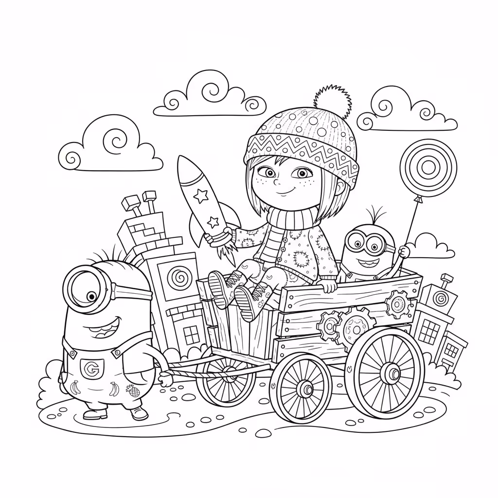 coloriage pour enfant à télécharger, niveau intermédiaire.