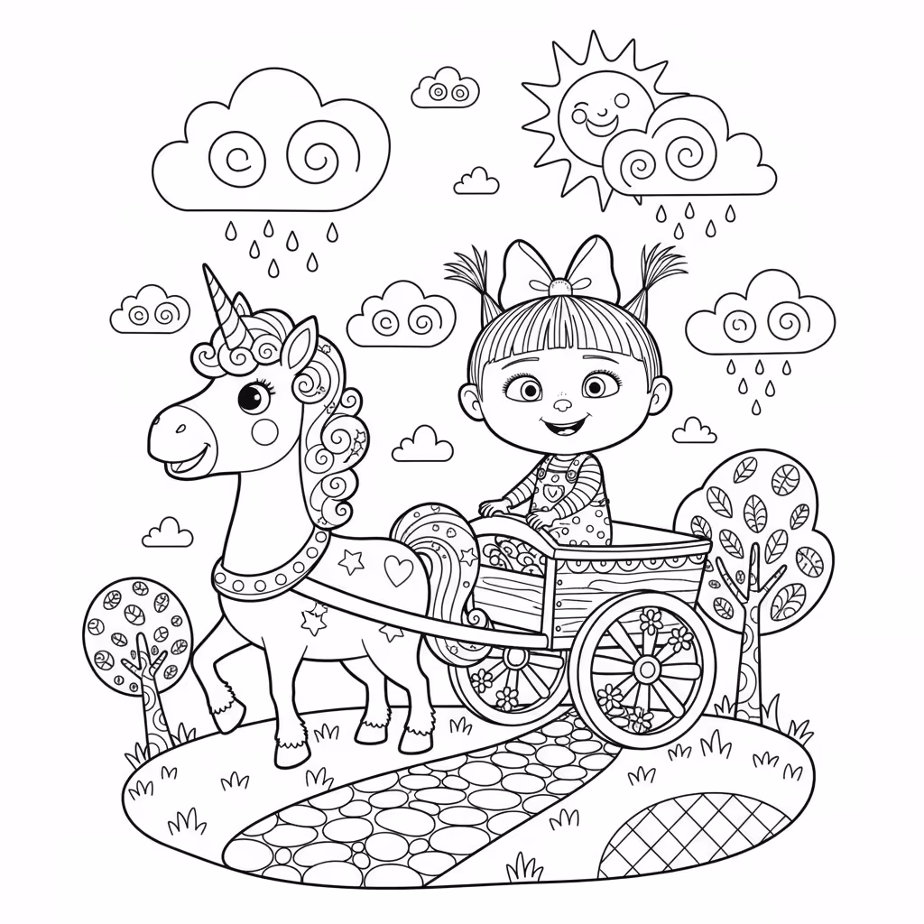 coloriage pour enfant à télécharger, niveau intermédiaire.