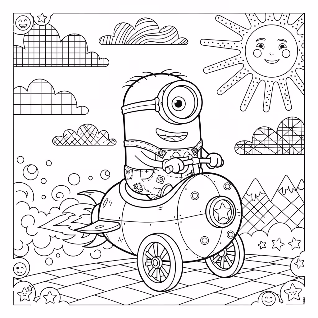 coloriage pour enfant à télécharger, niveau intermédiaire.