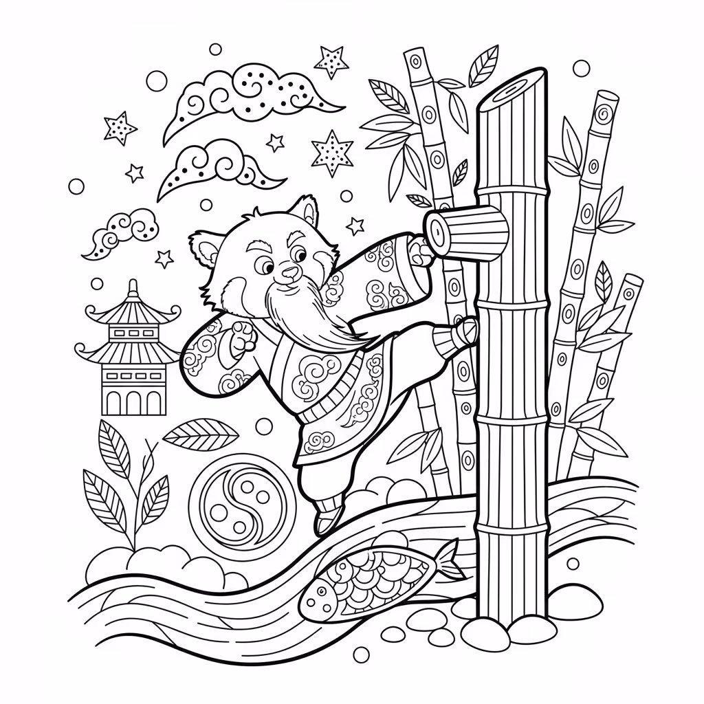 coloriage pour enfant à télécharger, niveau intermédiaire.