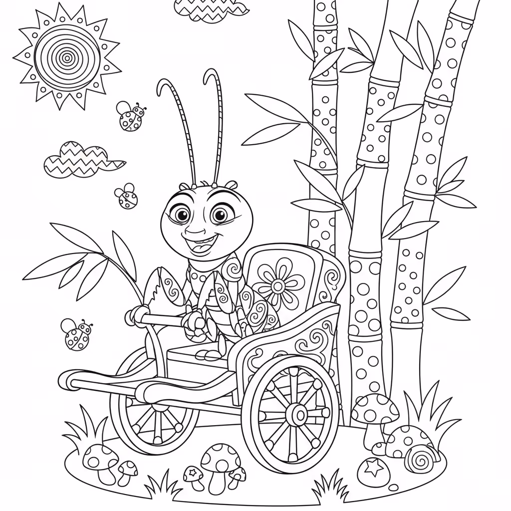 coloriage pour enfant à télécharger, niveau intermédiaire.