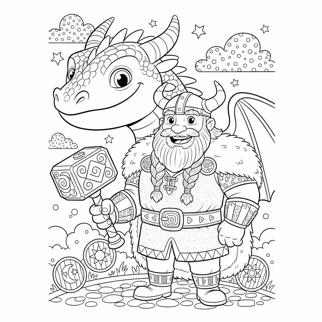 coloriage pour enfant à télécharger, niveau intermédiaire.