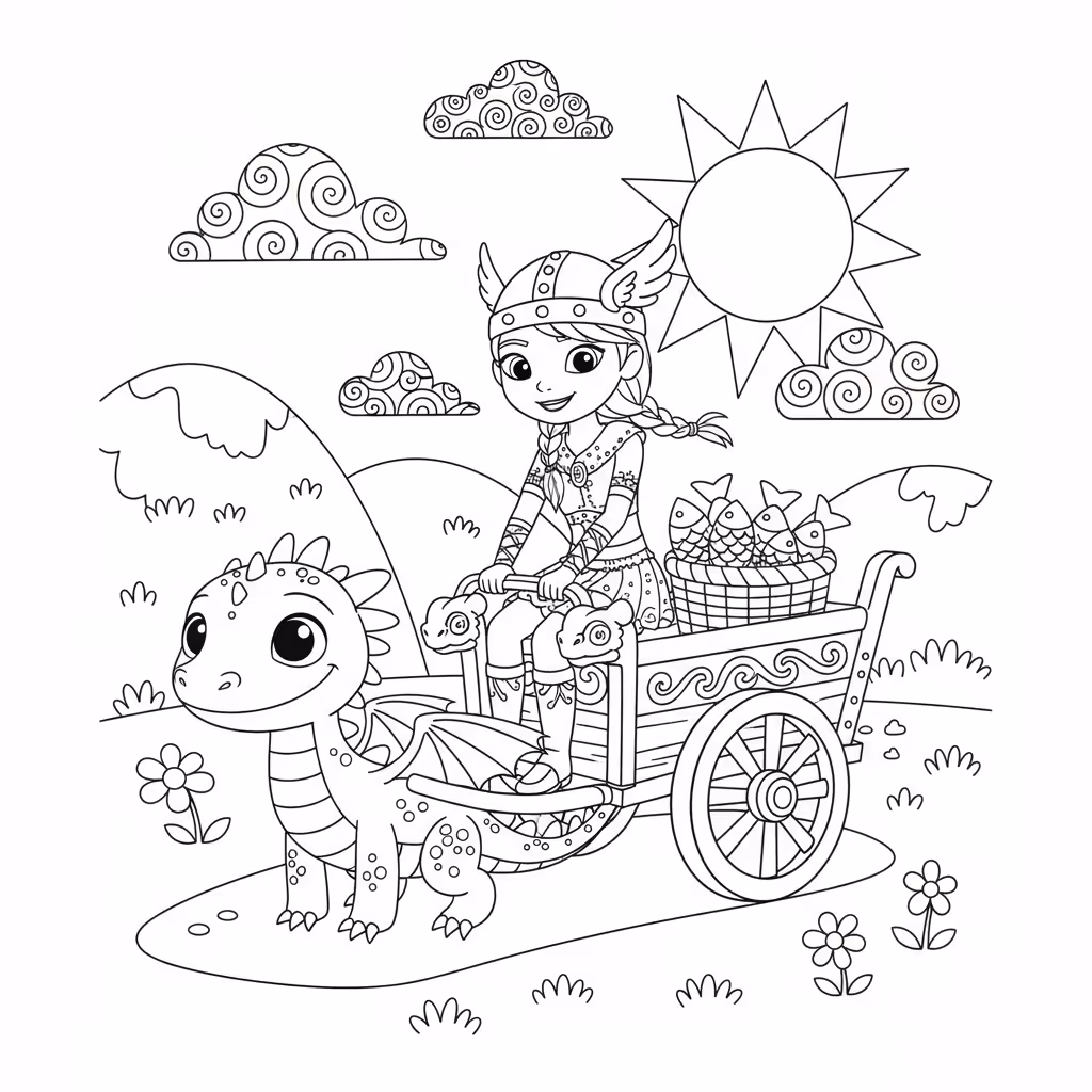 coloriage pour enfant à télécharger, niveau intermédiaire.