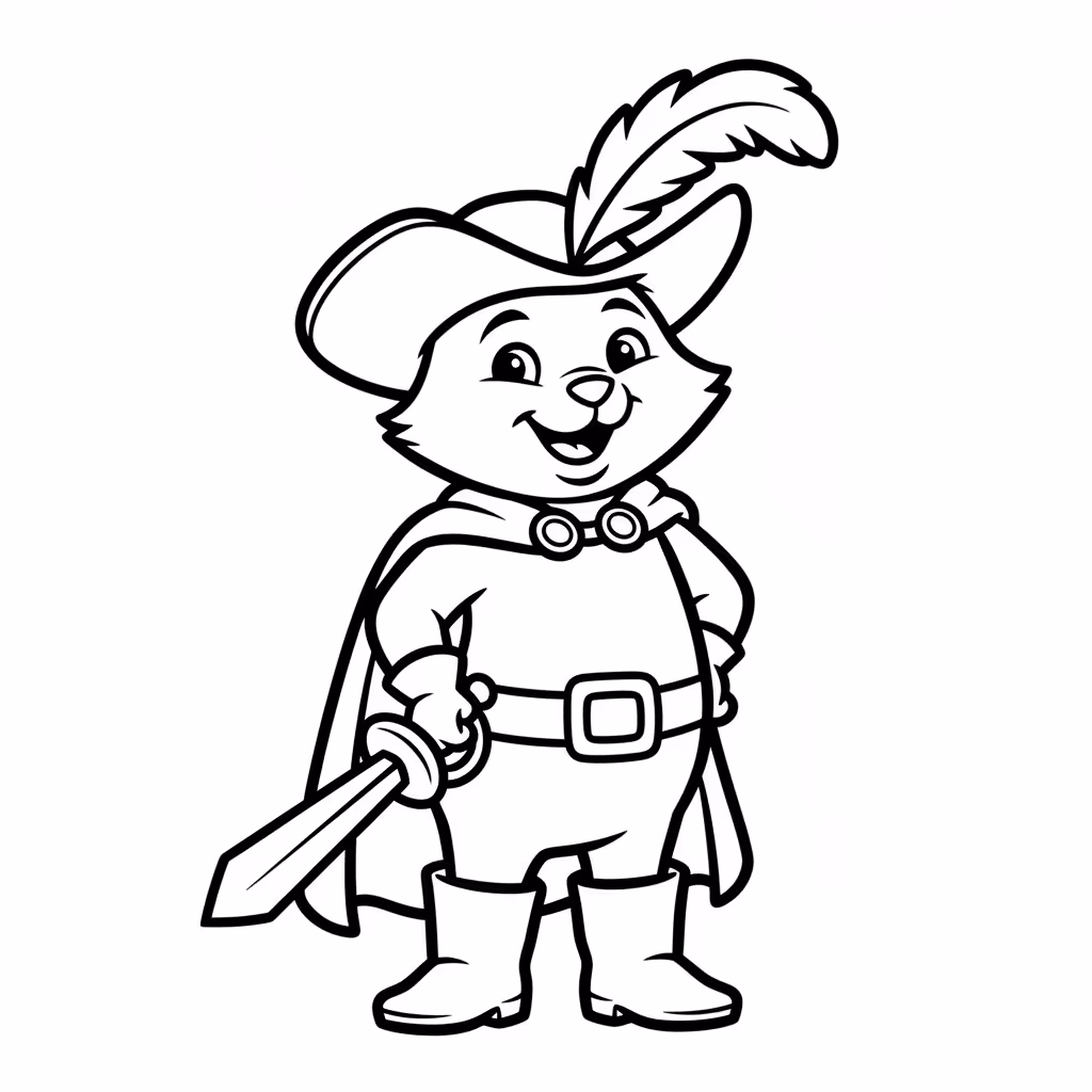 Picture of a printable coloring page showing Gardening, level easy