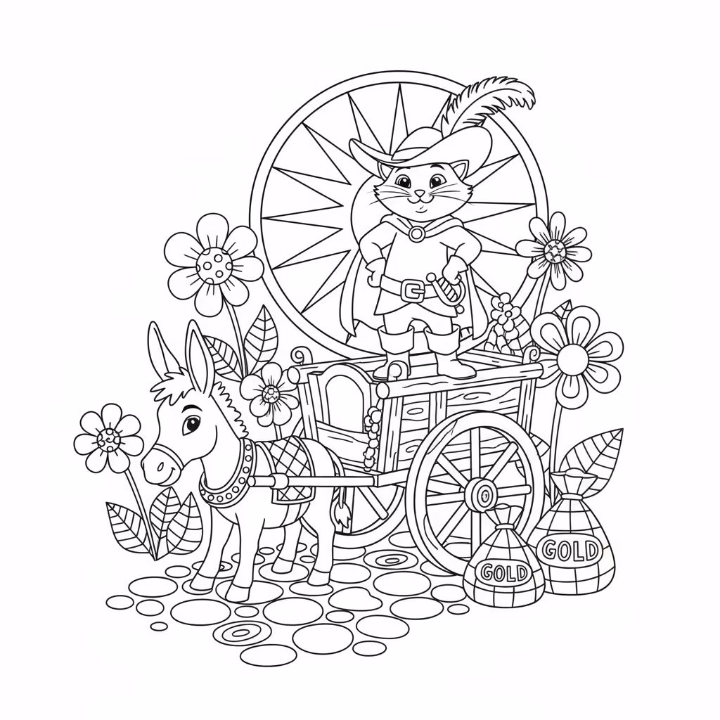 coloriage pour enfant à télécharger, niveau intermédiaire.