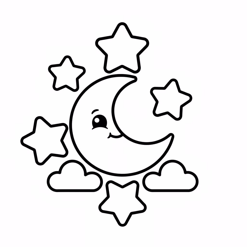 coloriage pour enfant à télécharger, niveau facile.
