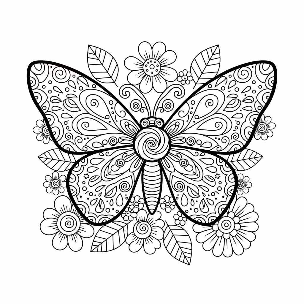 coloriage pour enfant à télécharger, niveau intermédiaire.