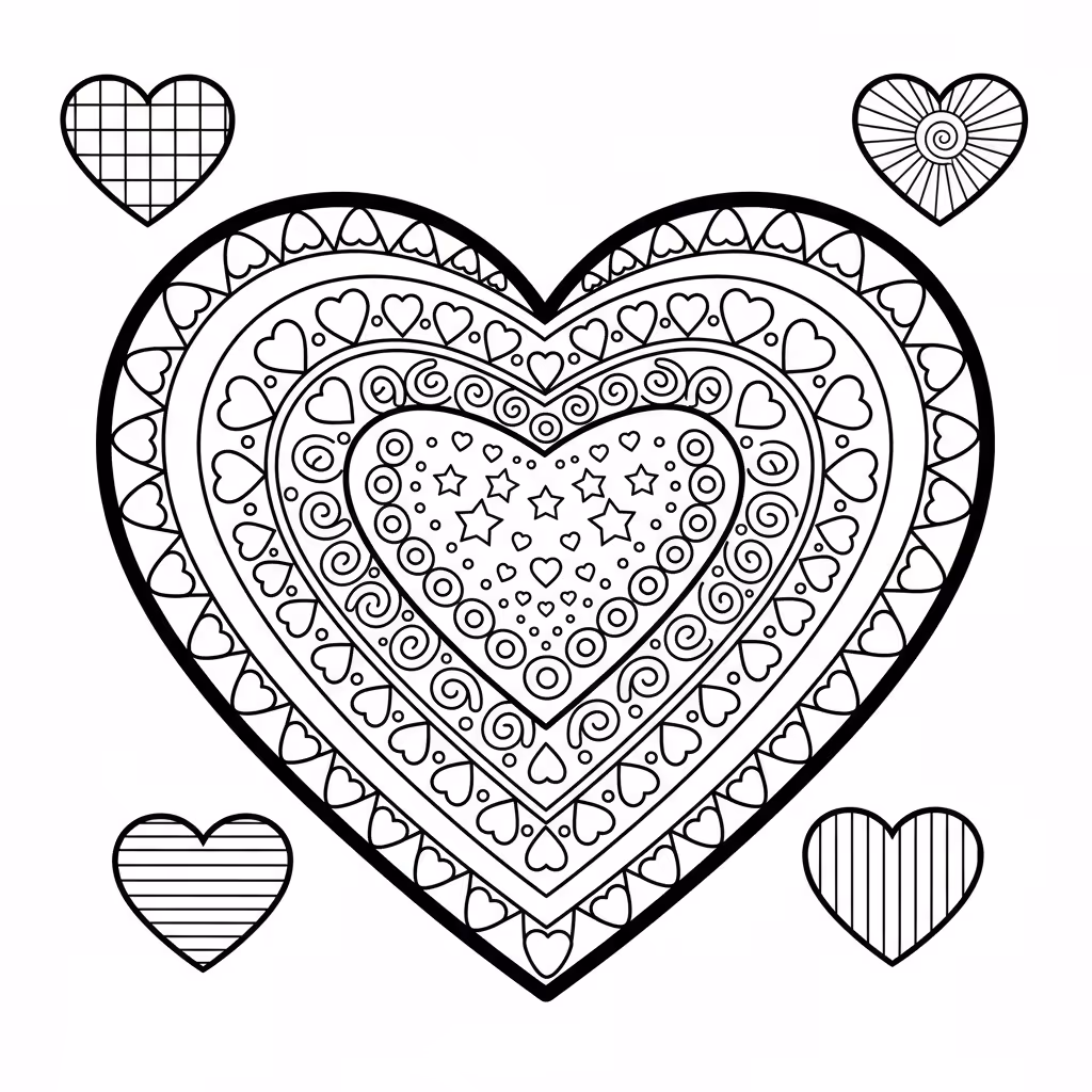 coloriage pour enfant à télécharger, niveau intermédiaire.