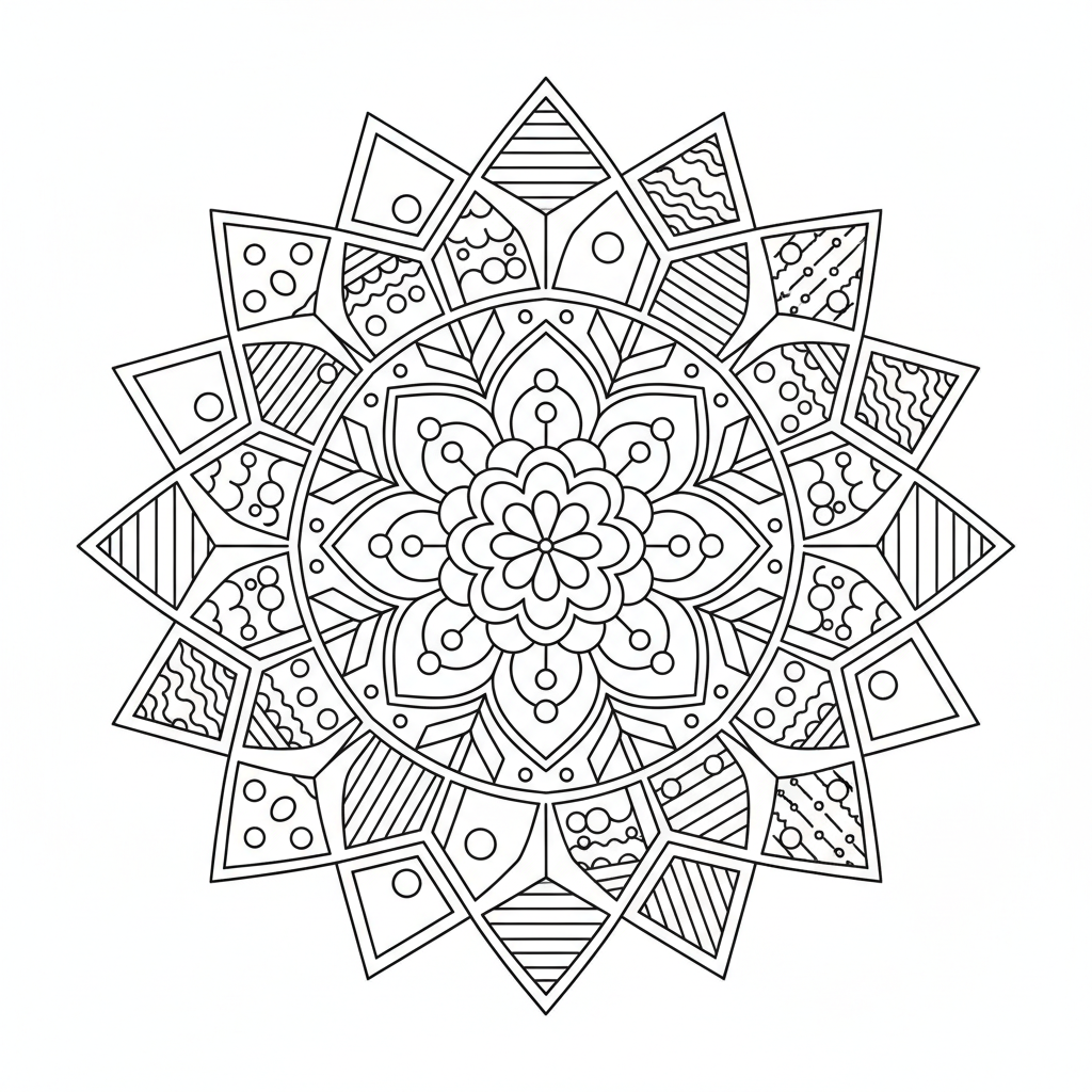 coloriage pour enfant à télécharger, niveau intermédiaire.