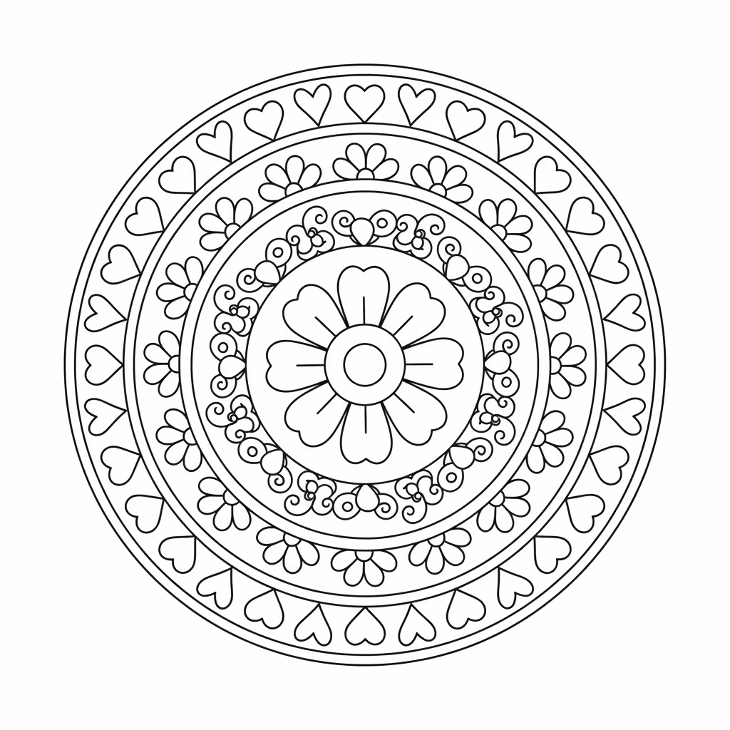 coloriage pour enfant à télécharger, niveau intermédiaire.