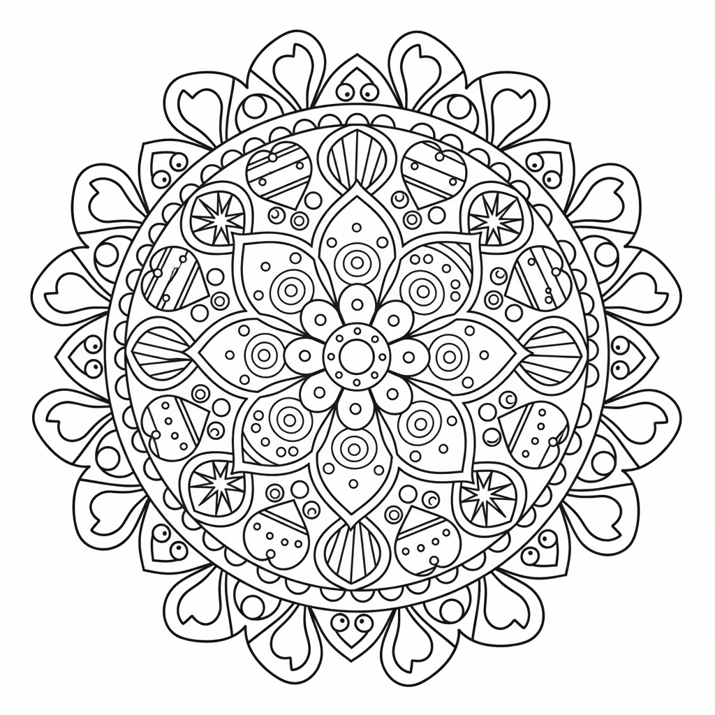 coloriage pour enfant à télécharger, niveau intermédiaire.