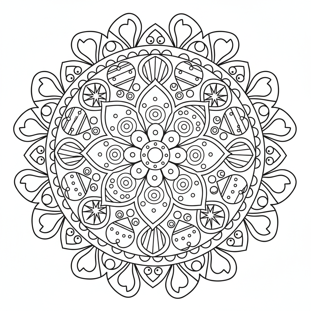 coloriage pour enfant à télécharger, niveau intermédiaire.