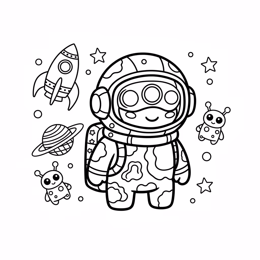 coloriage pour enfant à télécharger, niveau intermédiaire.