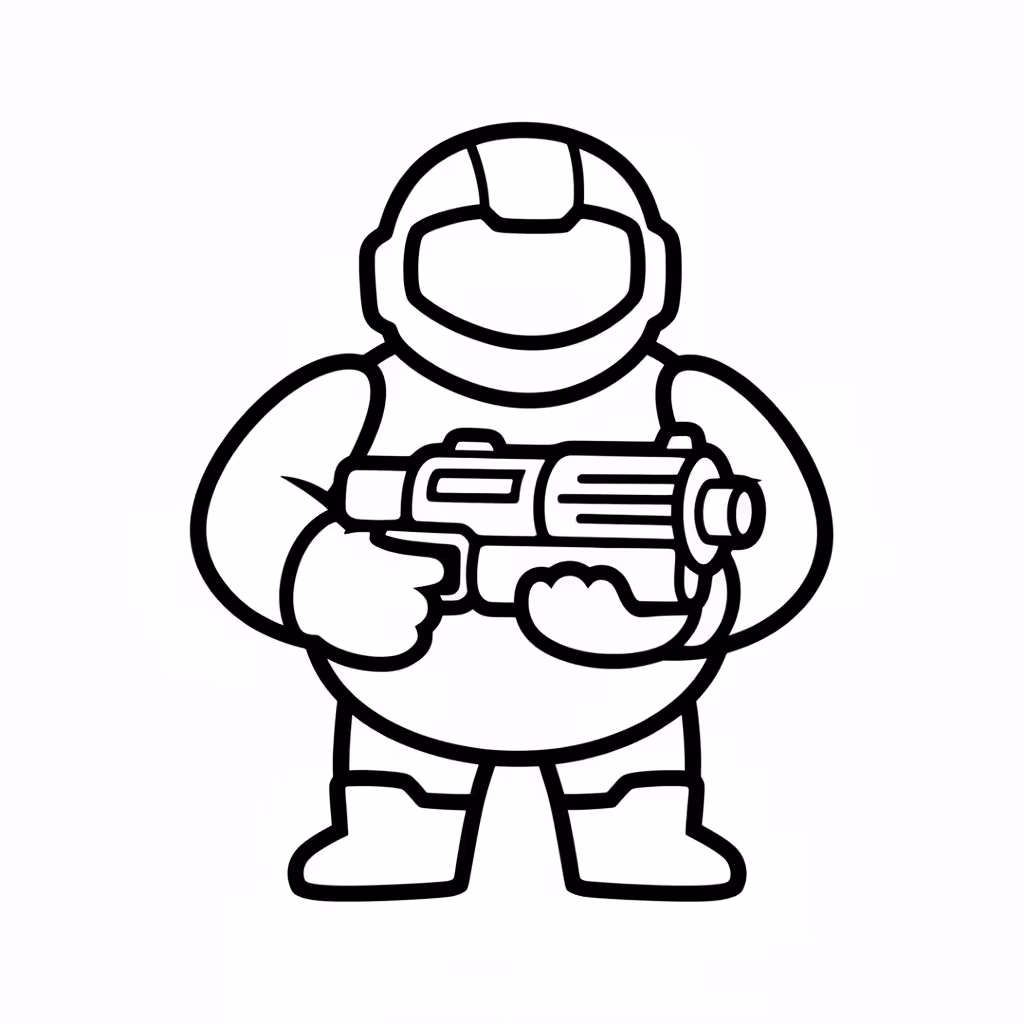 Picture of a printable coloring page showing African PrincessCarbide, level easy