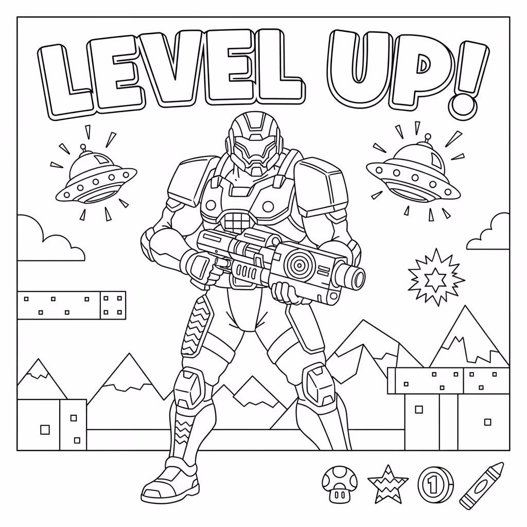 coloriage pour enfant à télécharger, niveau intermédiaire.