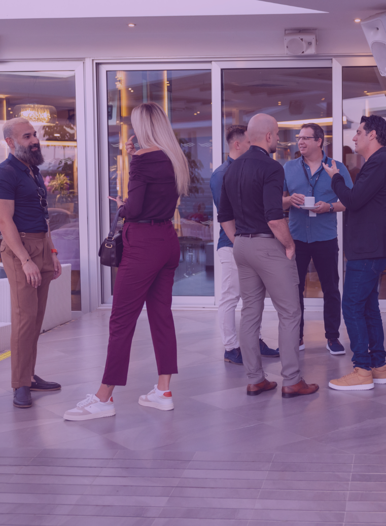 Solid purple circle centered on a white square background.