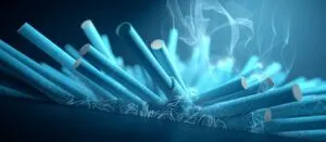 Illustration of HEPA filter trapping air contaminents