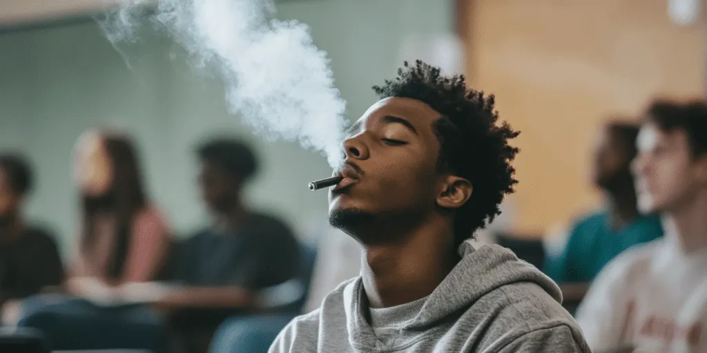 Illustration of HEPA filter trapping air contaminents