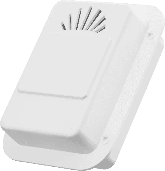 Illustration of HEPA filter trapping air contaminents