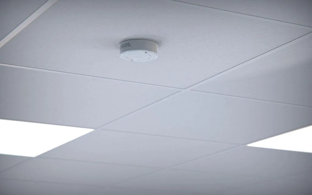 Illustration of HEPA filter trapping air contaminents