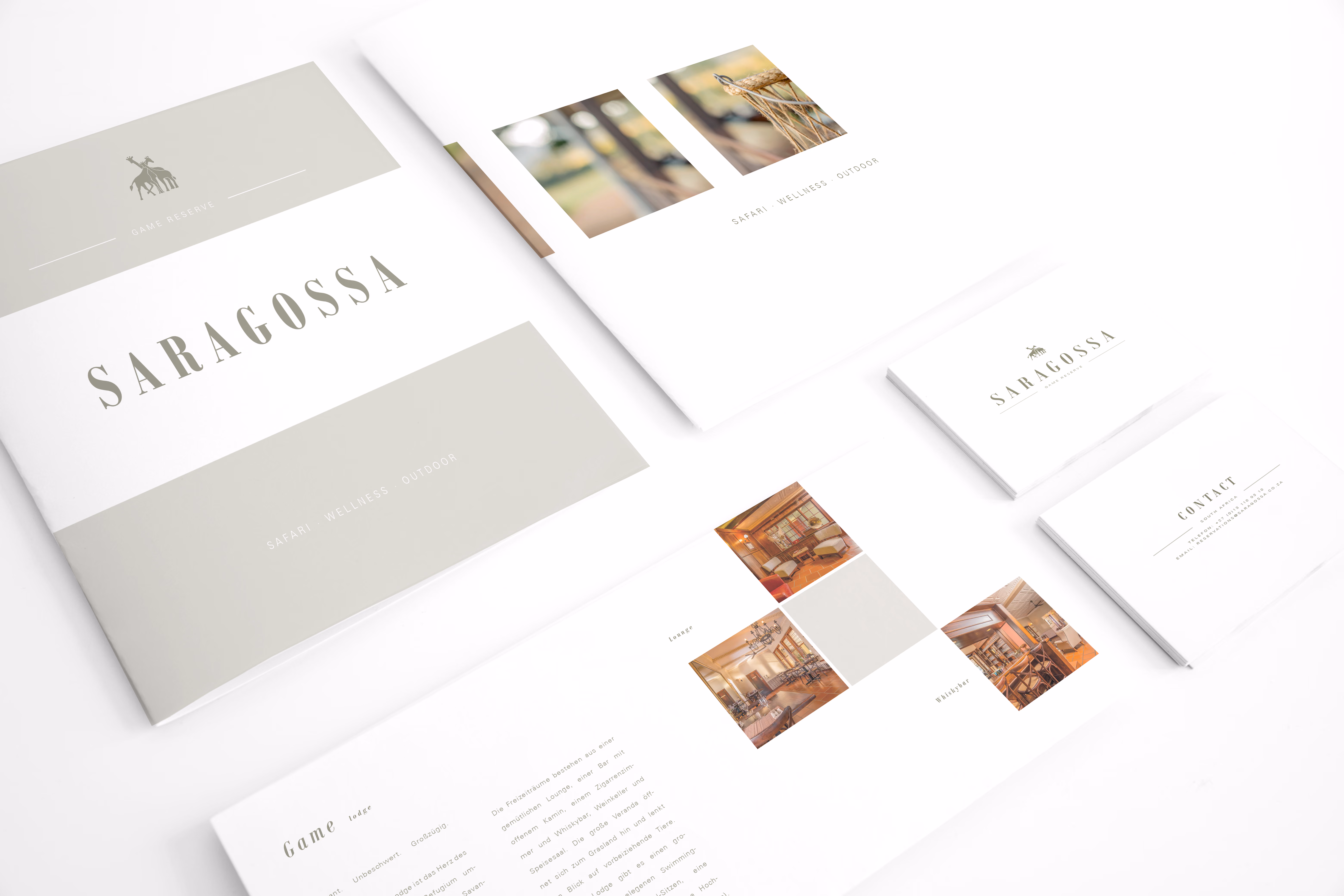 Broschueren, Flyer, Magazine für ein Hotel
