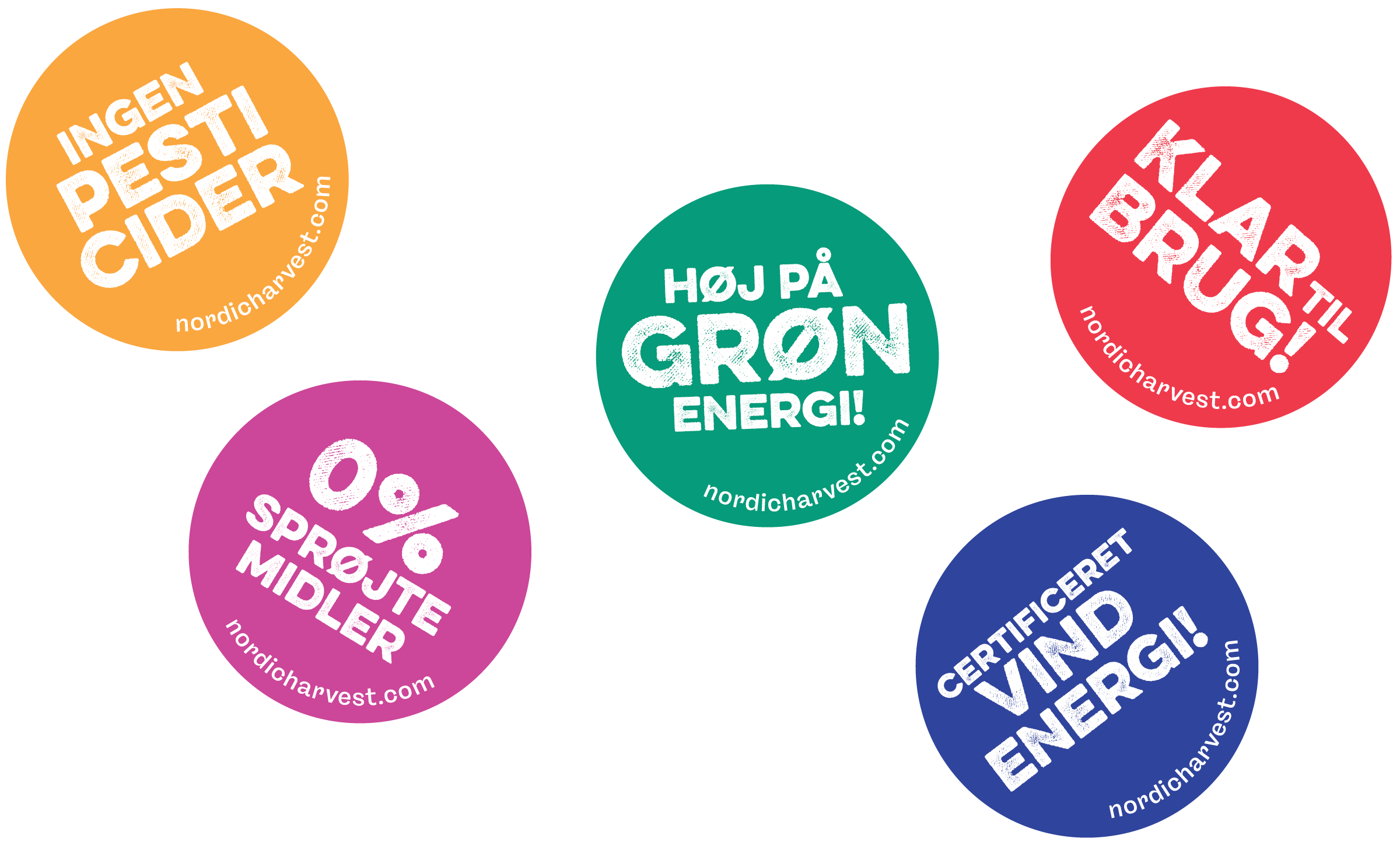 the labels on the packaging that tells about nordic harvest