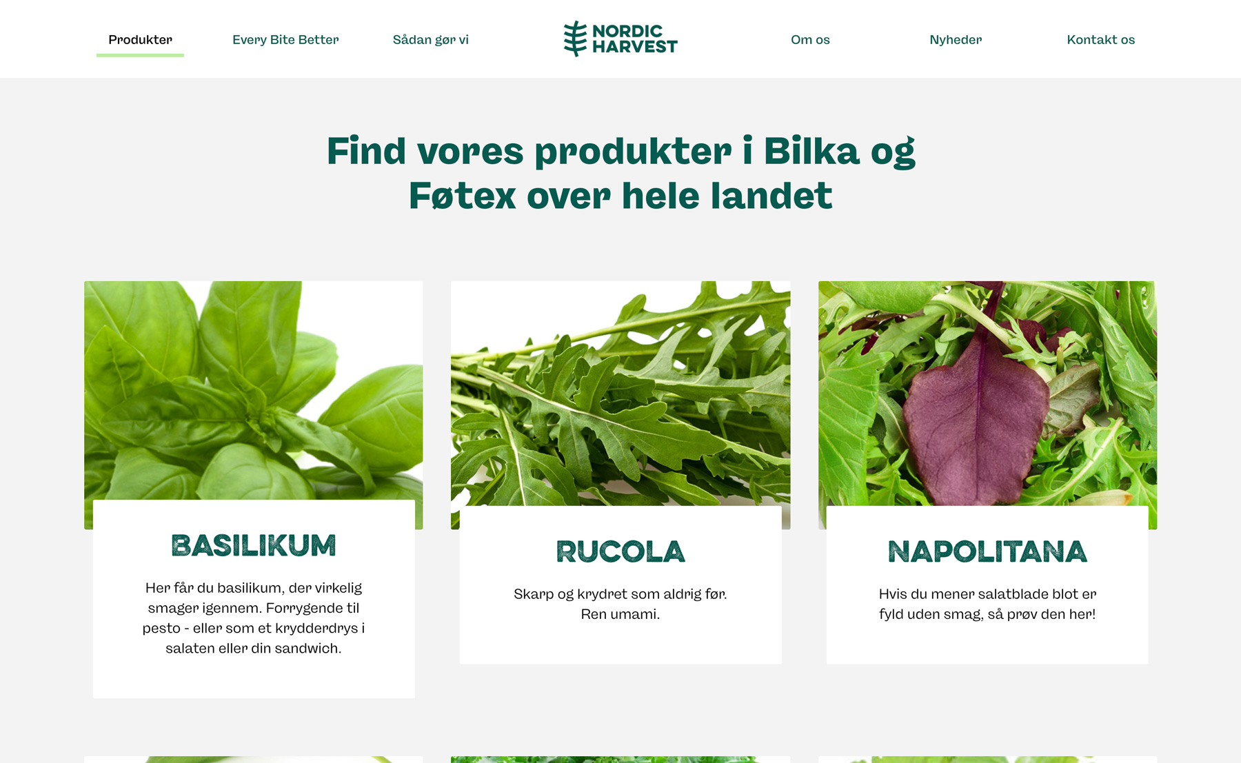 a picture of the website that tells where to buy nordic harvest