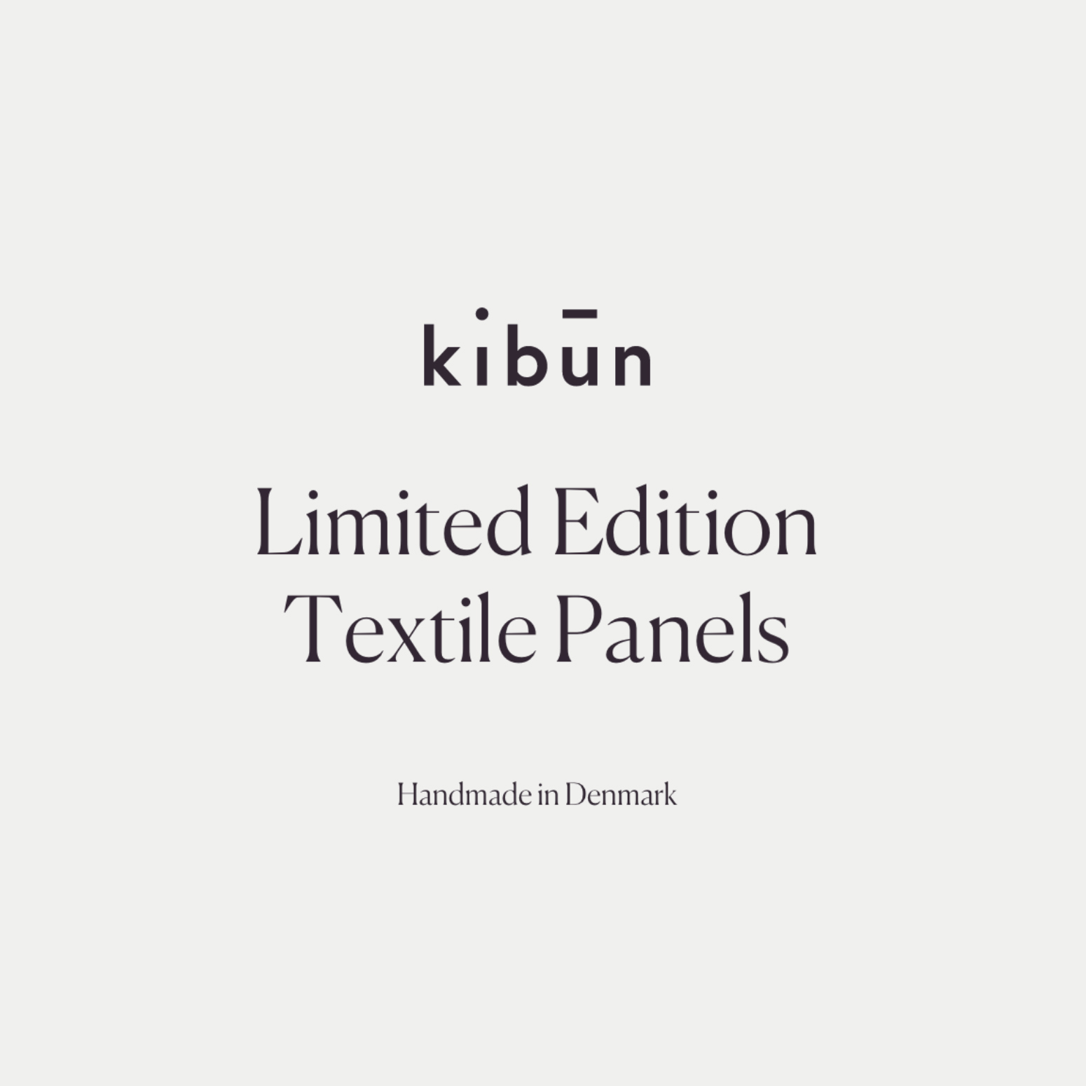 The navigation used on the Kibun webshop