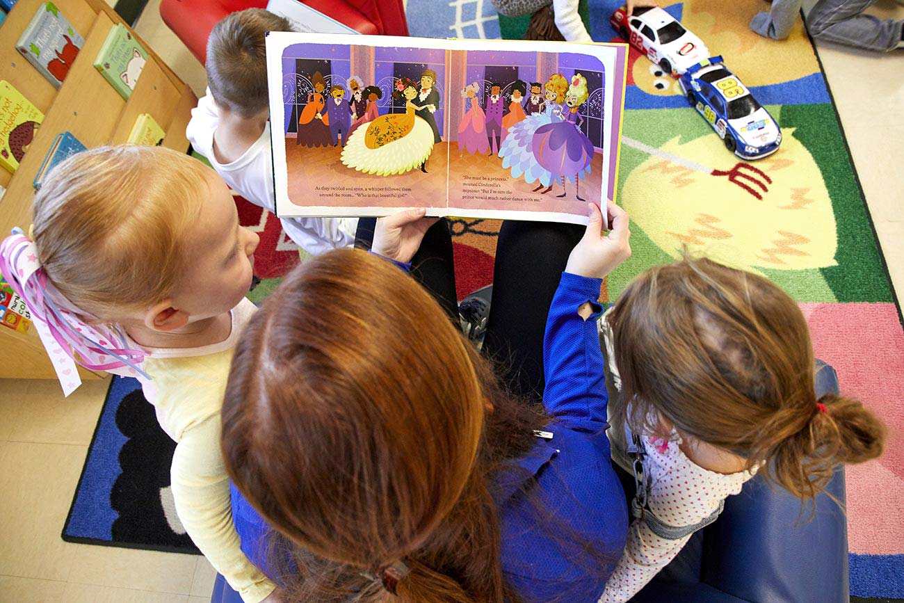 Showing images of people attending the YMCA day care centers