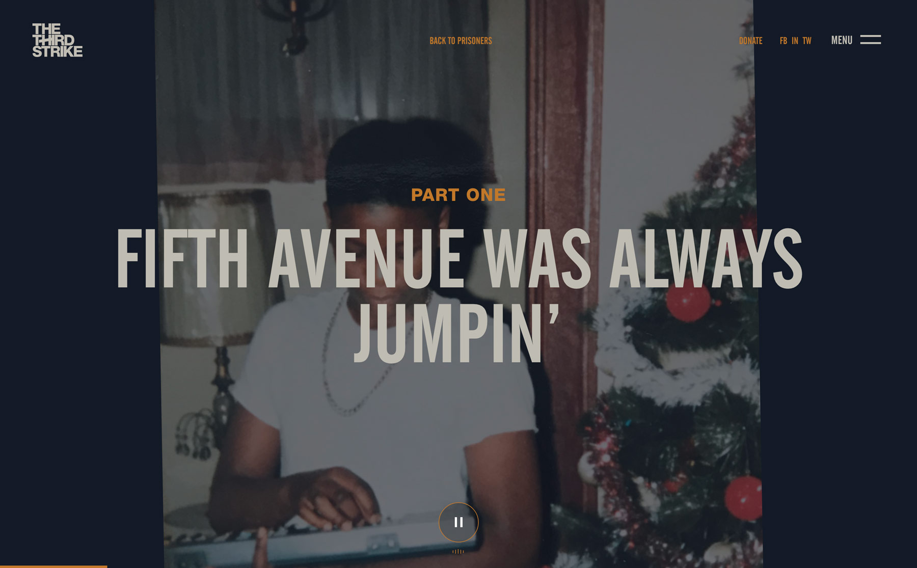 Part one of one of the personal stories on The Third Strike Campaign page