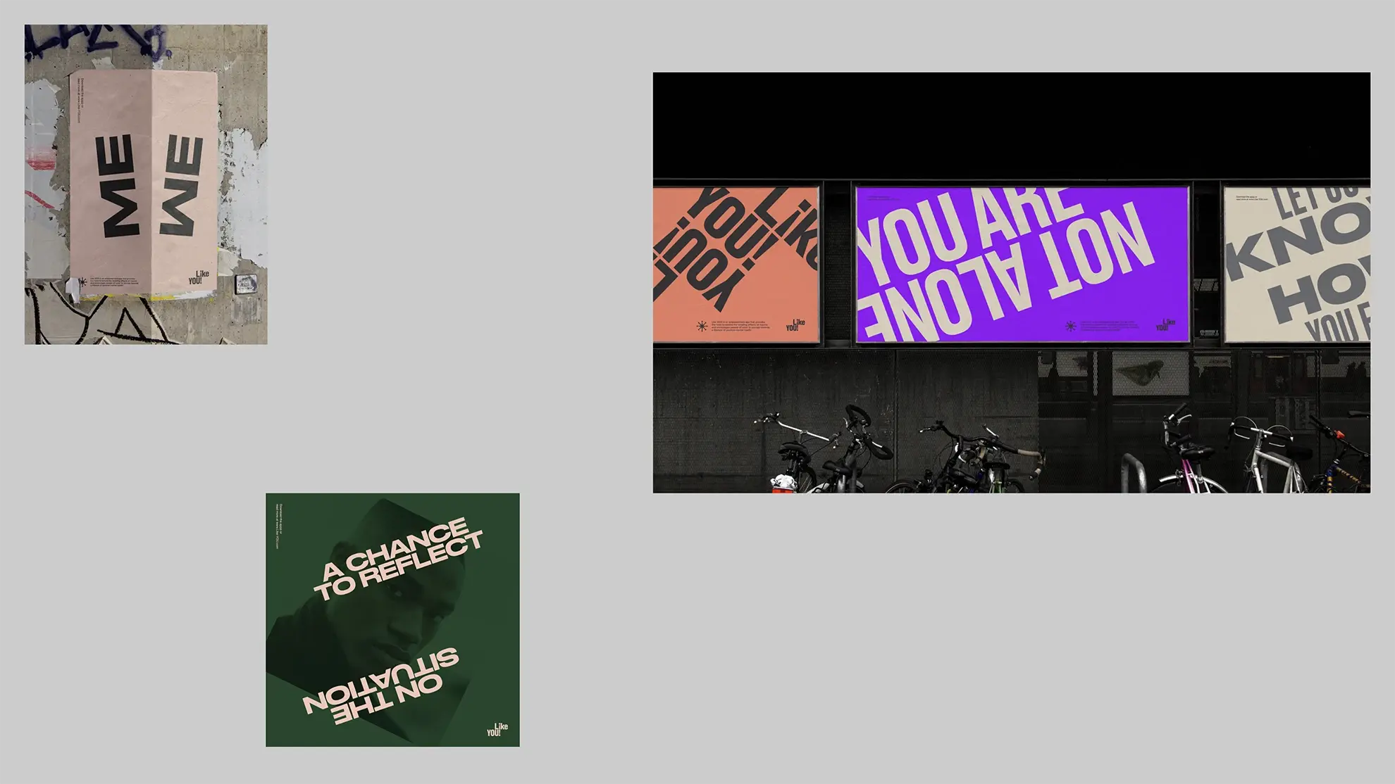 Black man praying with his eyes closed.