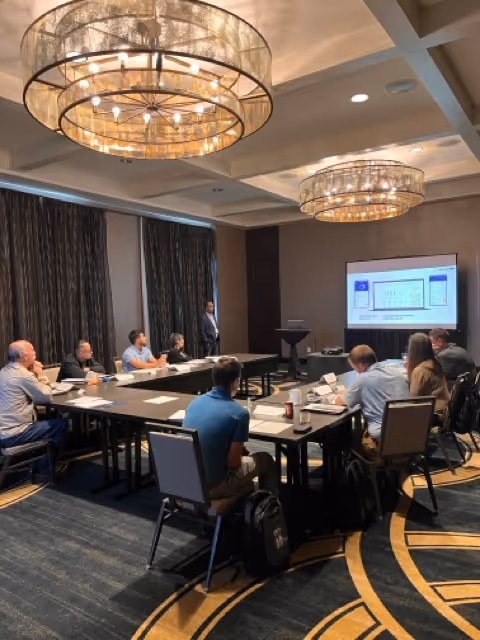 CEO of Bynry attending Conference meeting