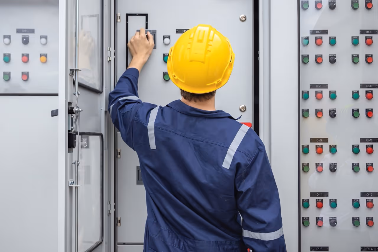 electric utility worker