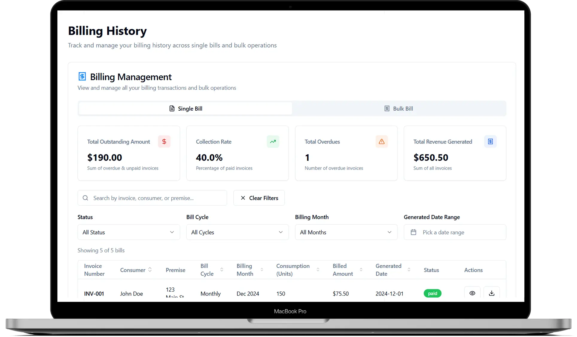 Reporting For U.S. Utilities