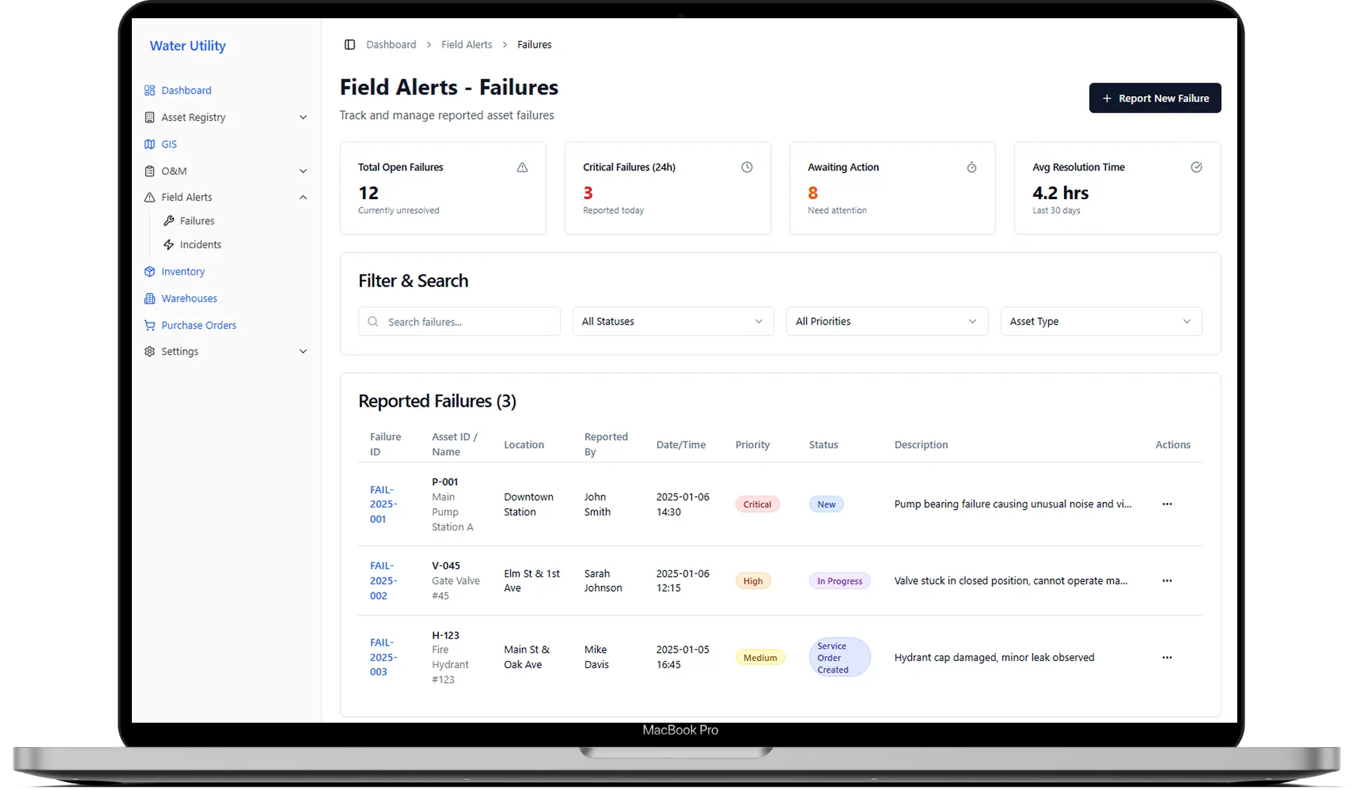 utility work order management