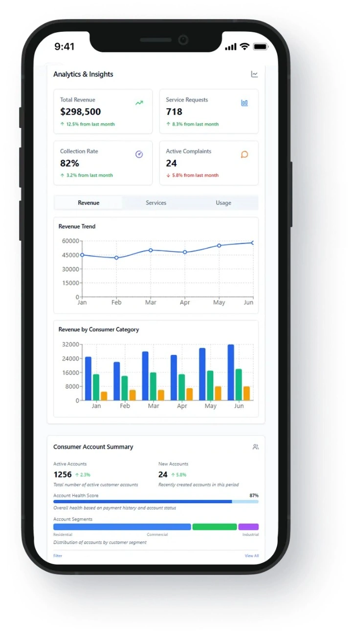 utility customer information system mobile