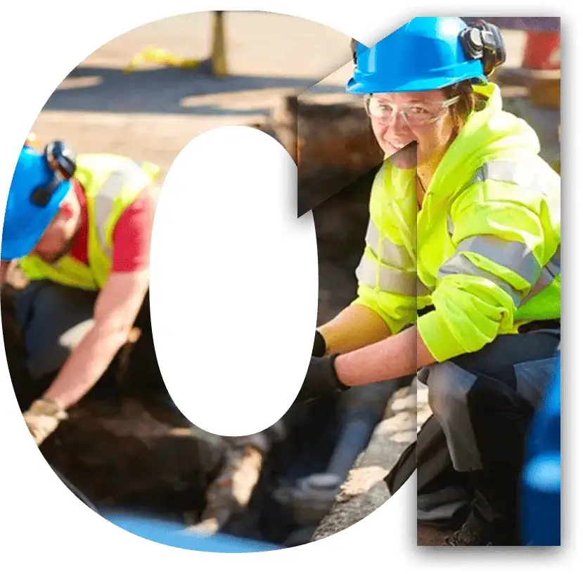 female utility worker