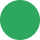 Círculo verde sólido sobre fundo branco.