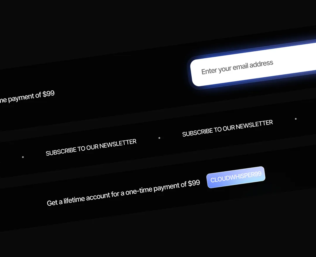 Top Bars - CloudWhisper - Webflow Template | BRIX Templates